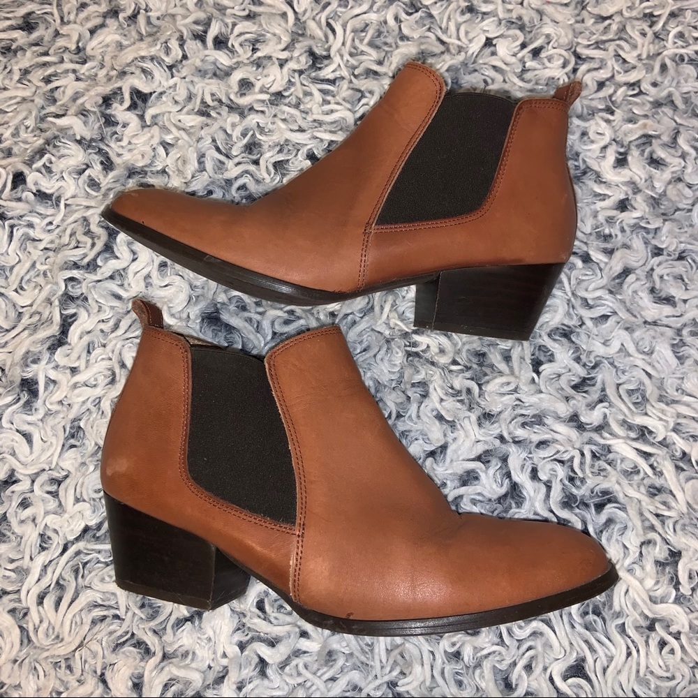 Firth Brown Leather Booties!